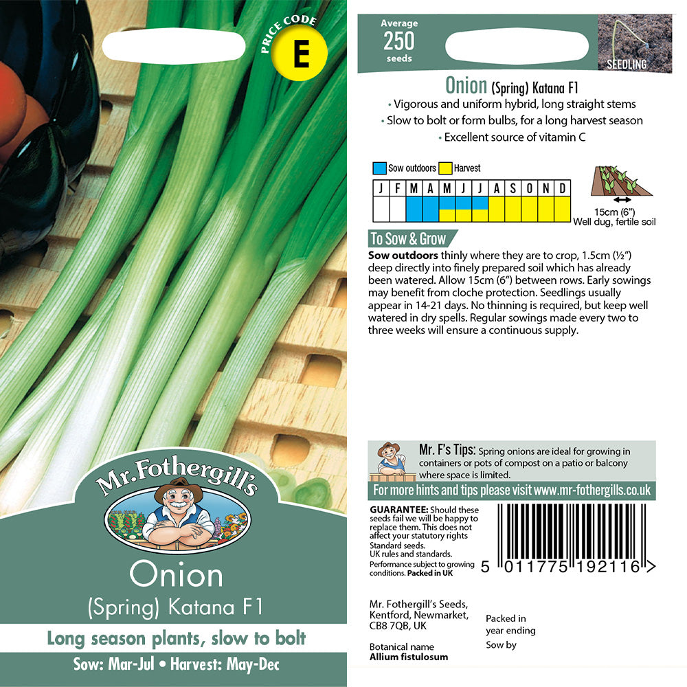 Onion Katana F1 Seeds