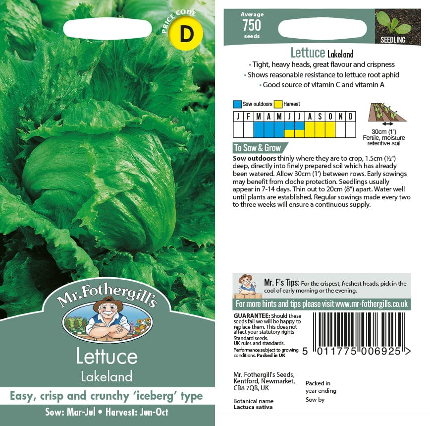 Lettuce Lakeland Seeds