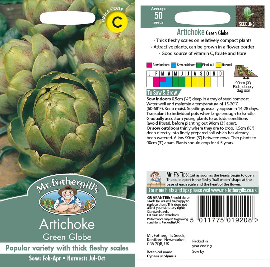 Artichoke Green Globe Seeds