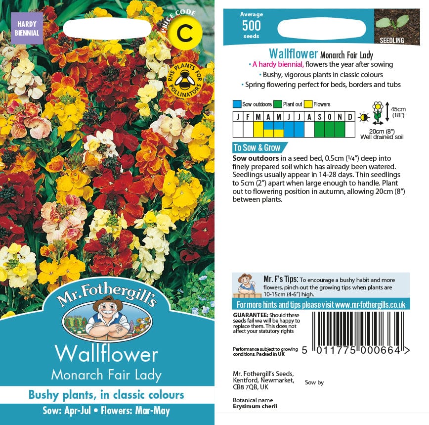 Wallflower Monarch Fair Lady Mix