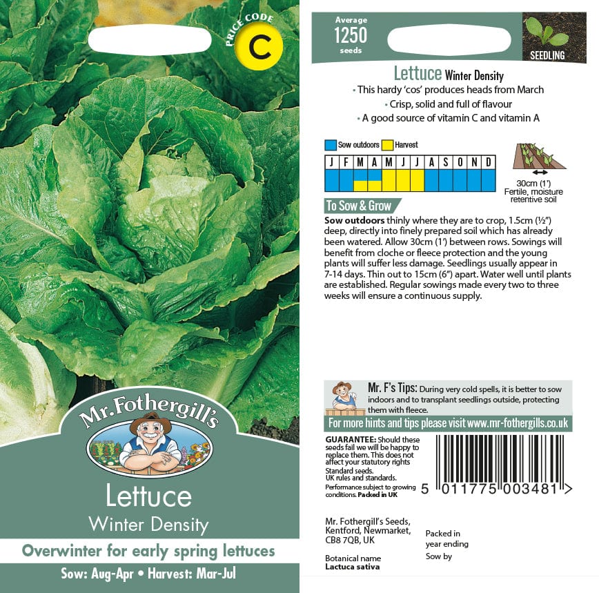 Lettuce Winter Density Seeds