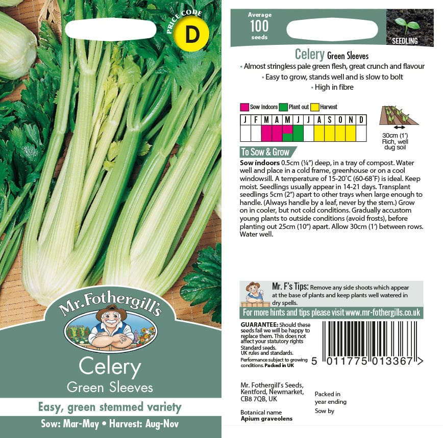 Celery Green Sleeves Seeds