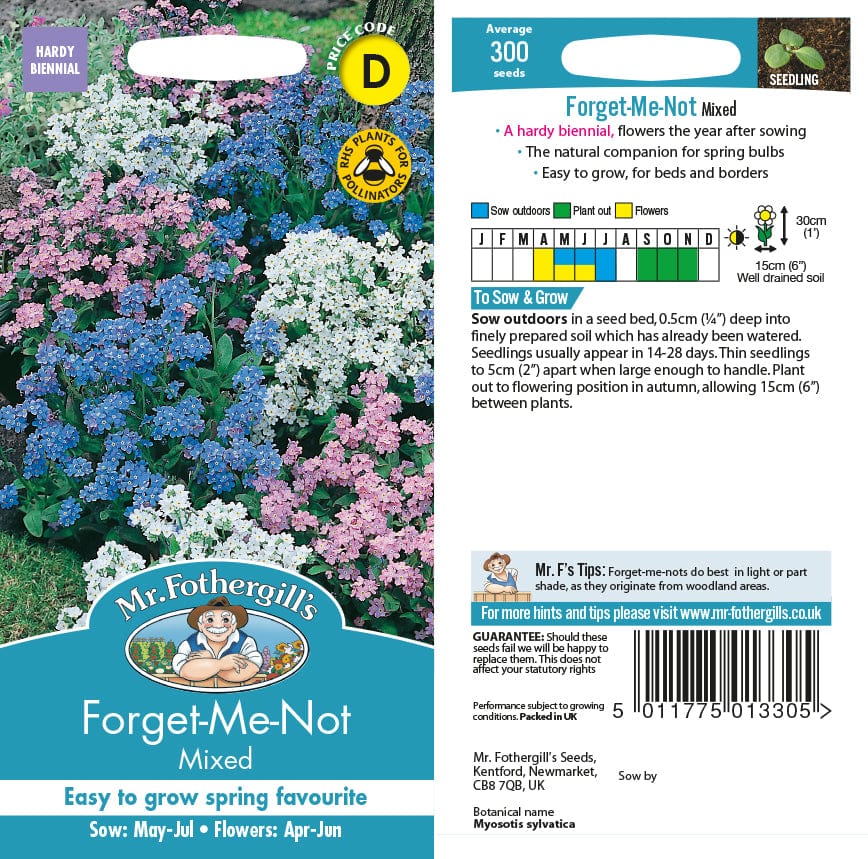 Forget Me Not Mixed Seeds