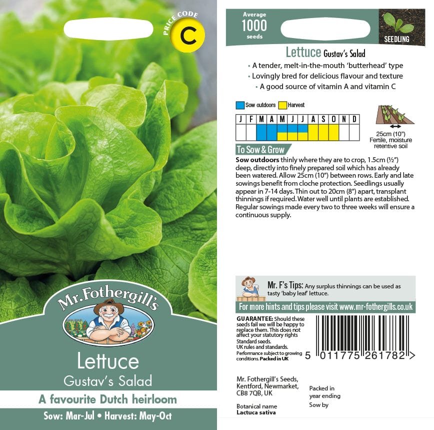 Lettuce Gustav's Salad Seeds