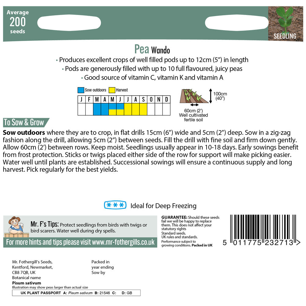 Pea Wando Seeds